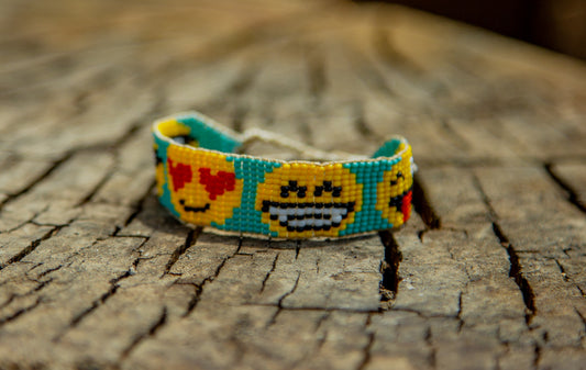Emoji Beaded Bracelet