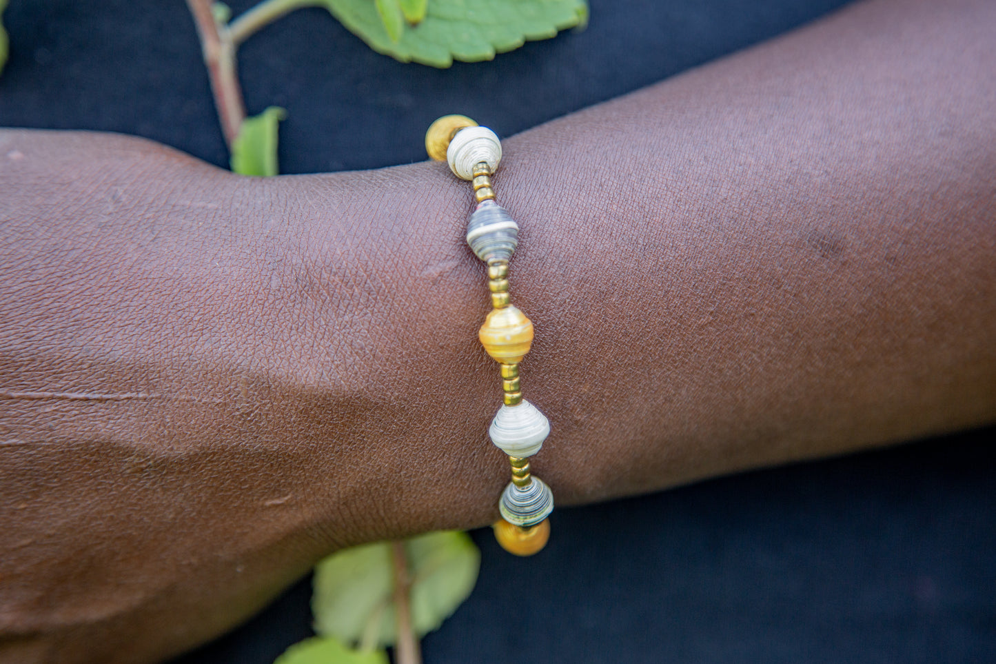 Journey Paper Bead Bracelet