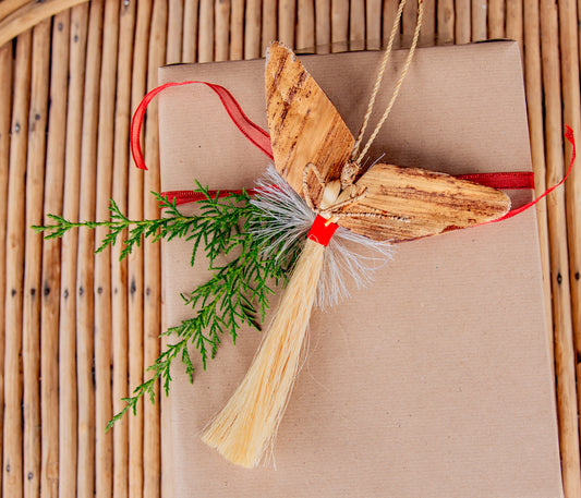 Sisal Angel Ornament