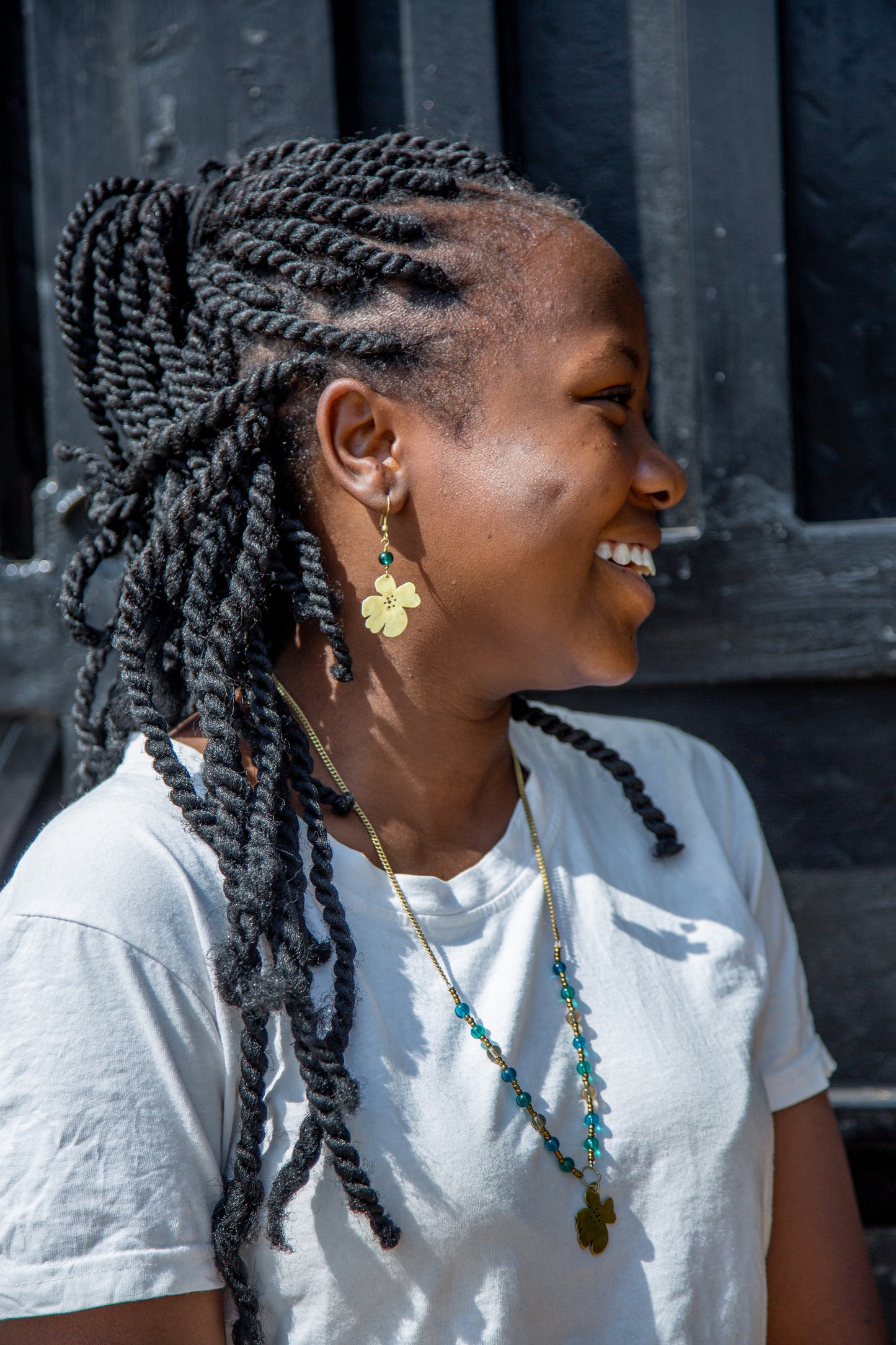 Sun Drop Petal Earrings