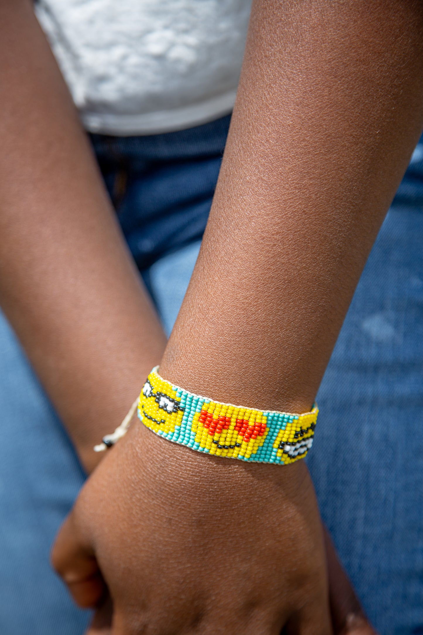 Emoji Beaded Bracelet