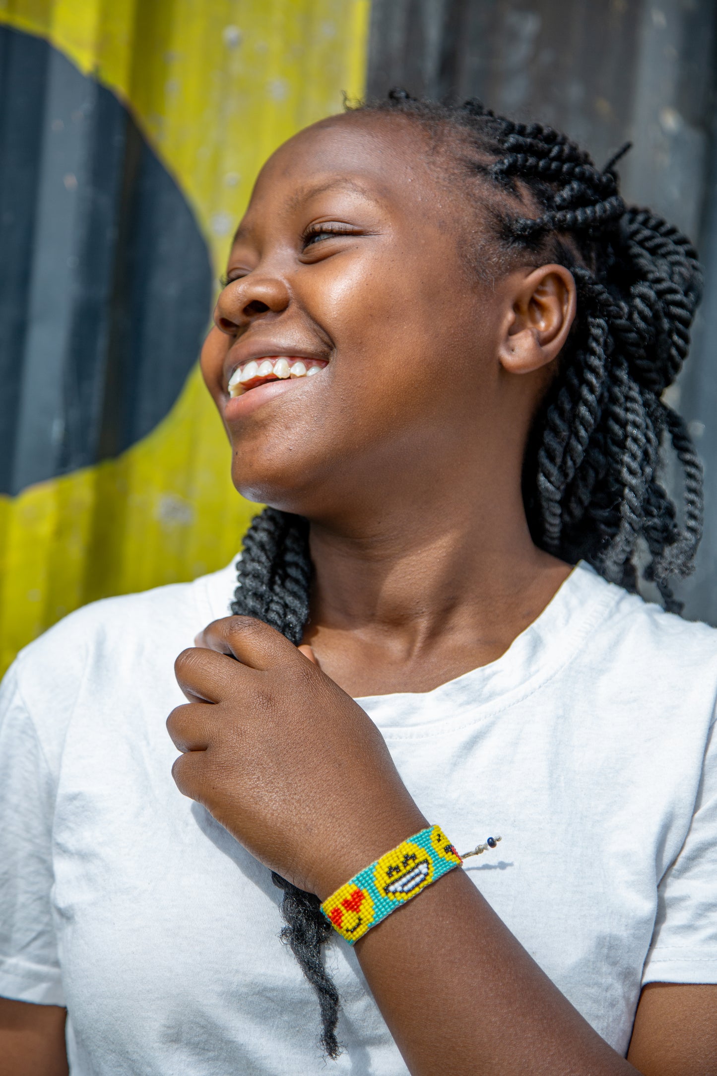 Emoji Beaded Bracelet