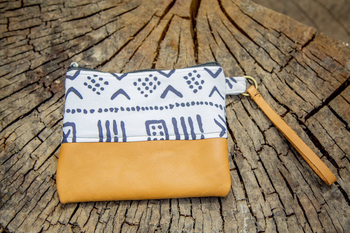 Patterned Kitenge Wristlet