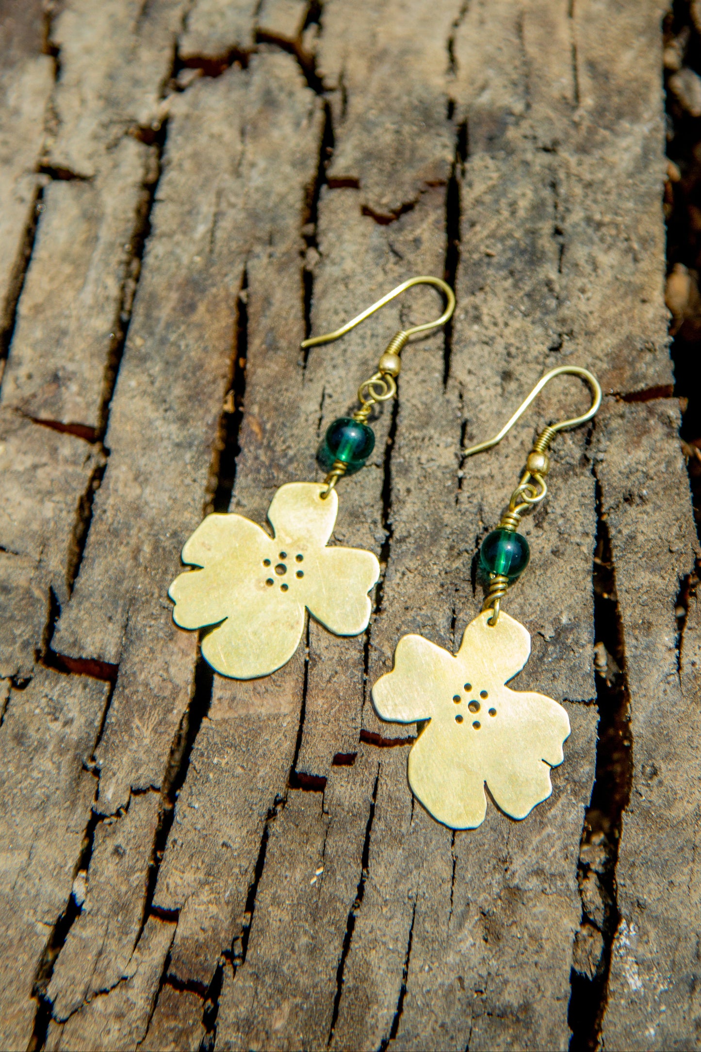 Sun Drop Petal Earrings