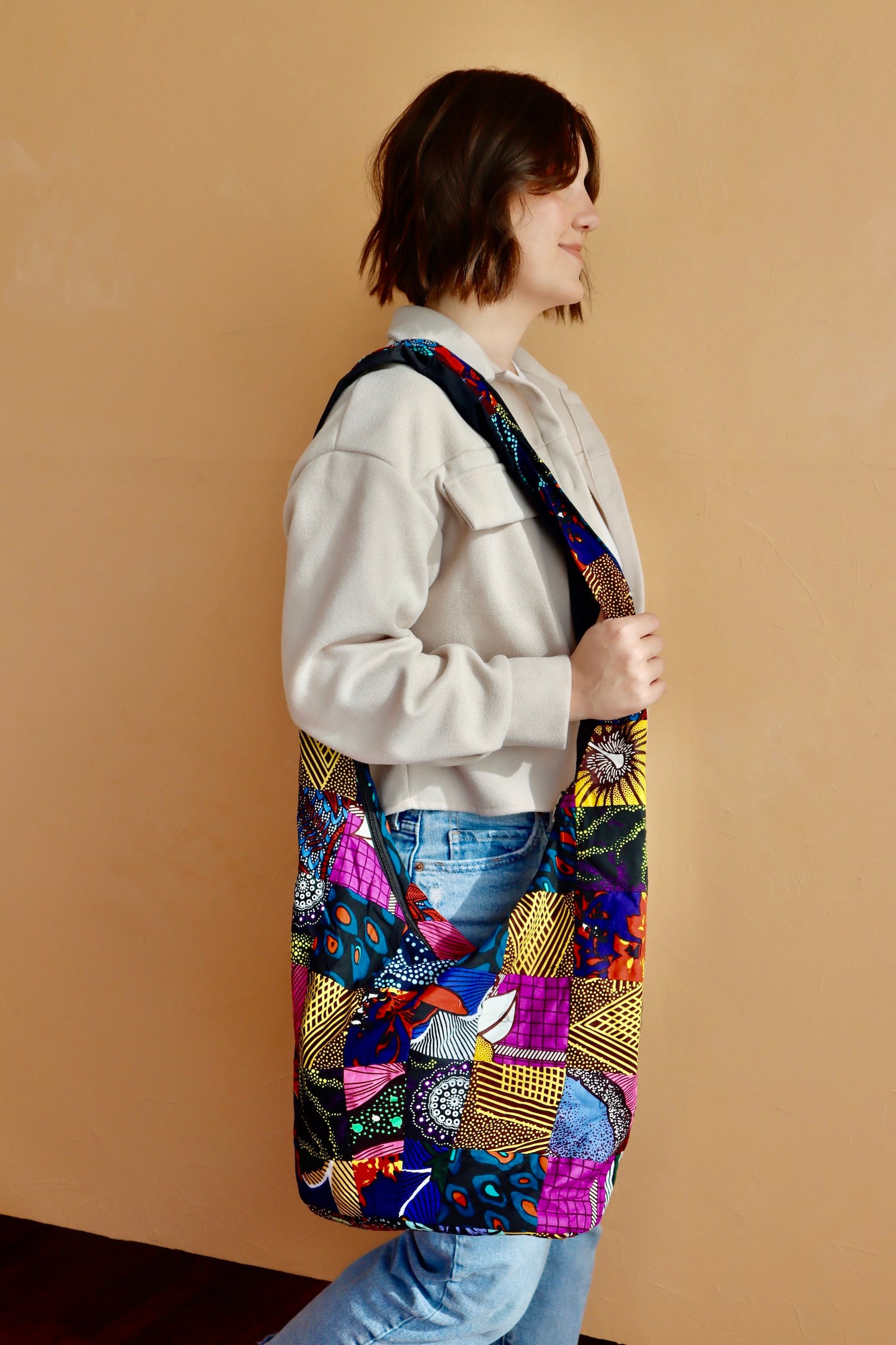 Patchwork Sling Purse