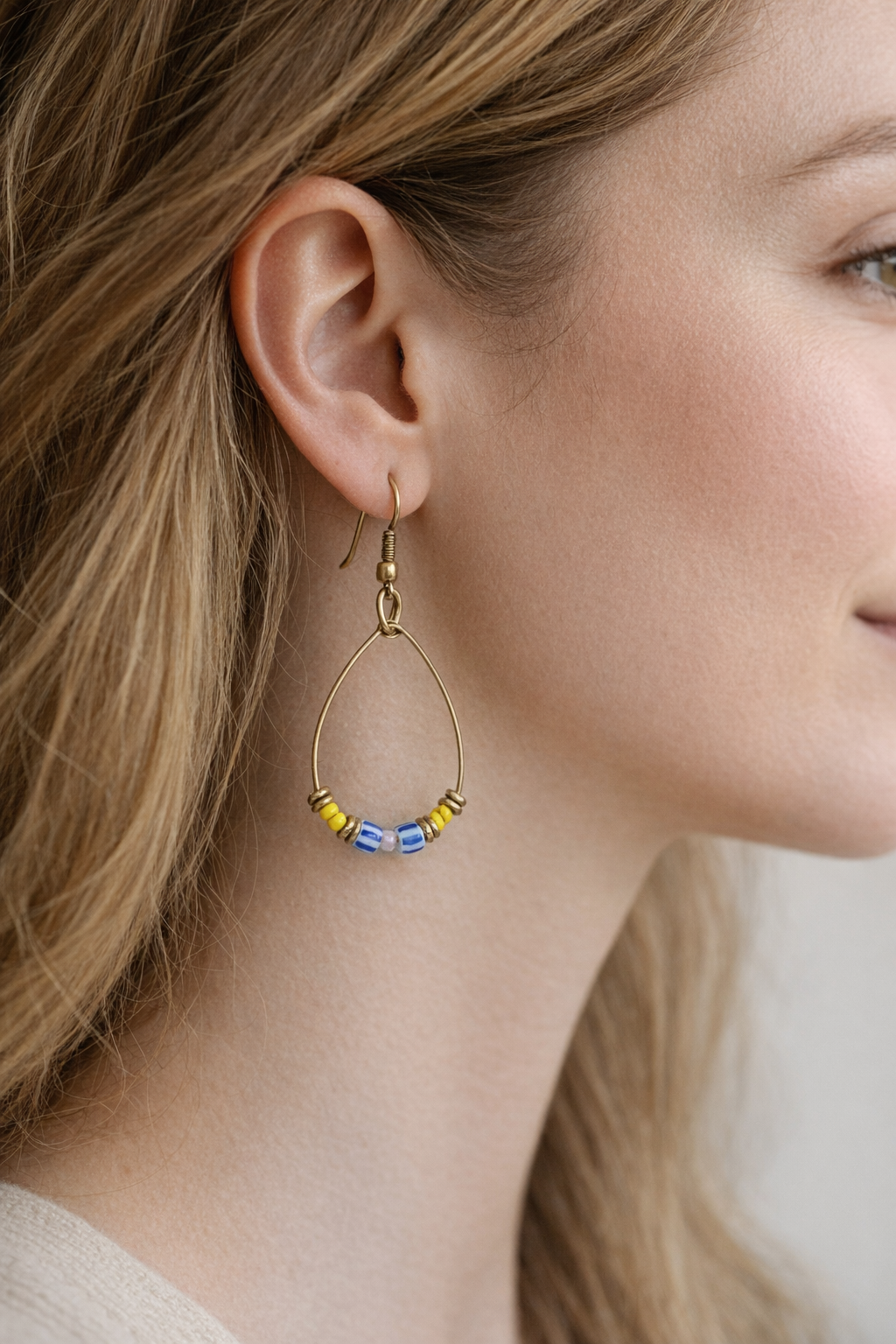 Pastel Beaded Earrings