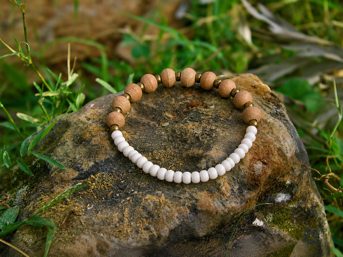 Wood Bead Bracelet