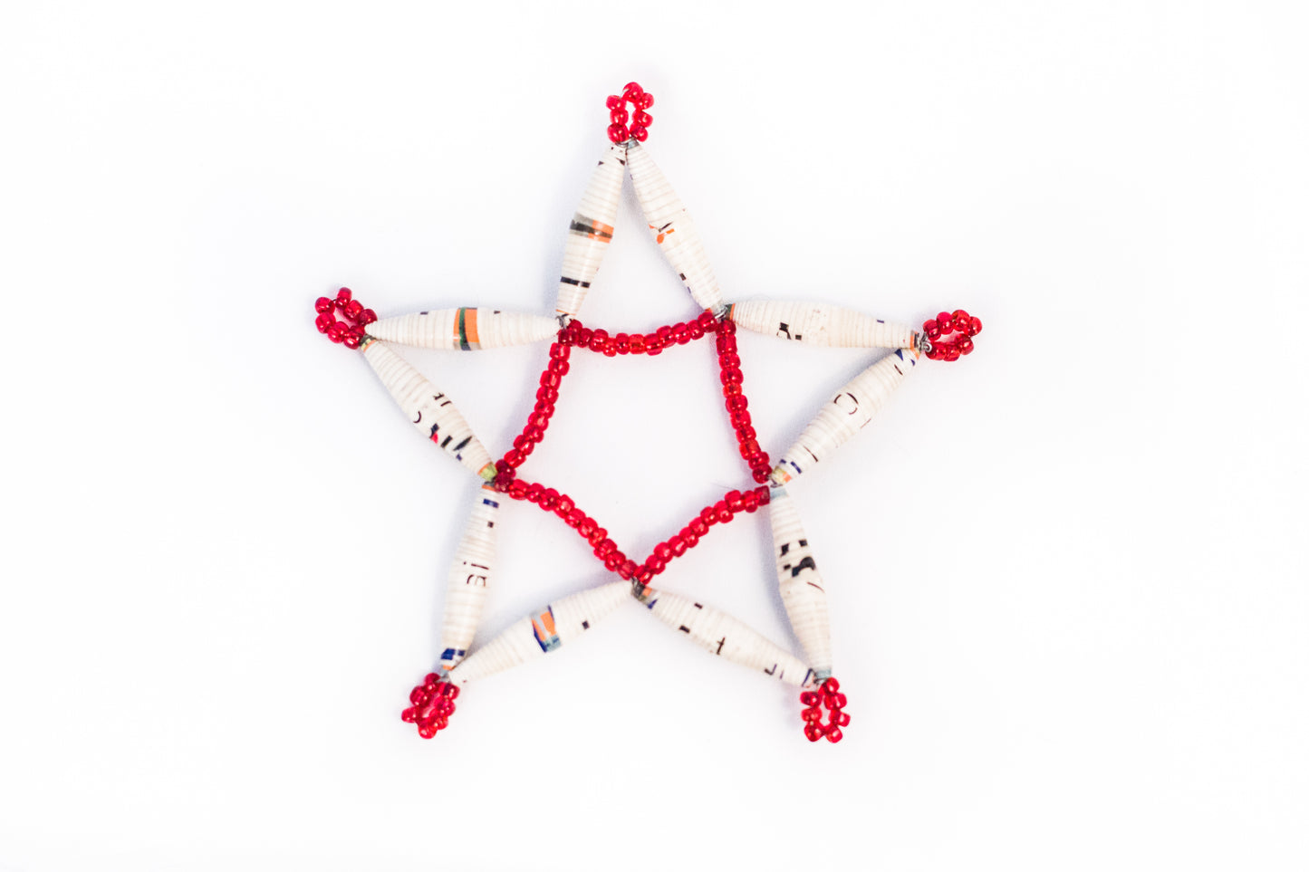 Paper Bead Star Ornament