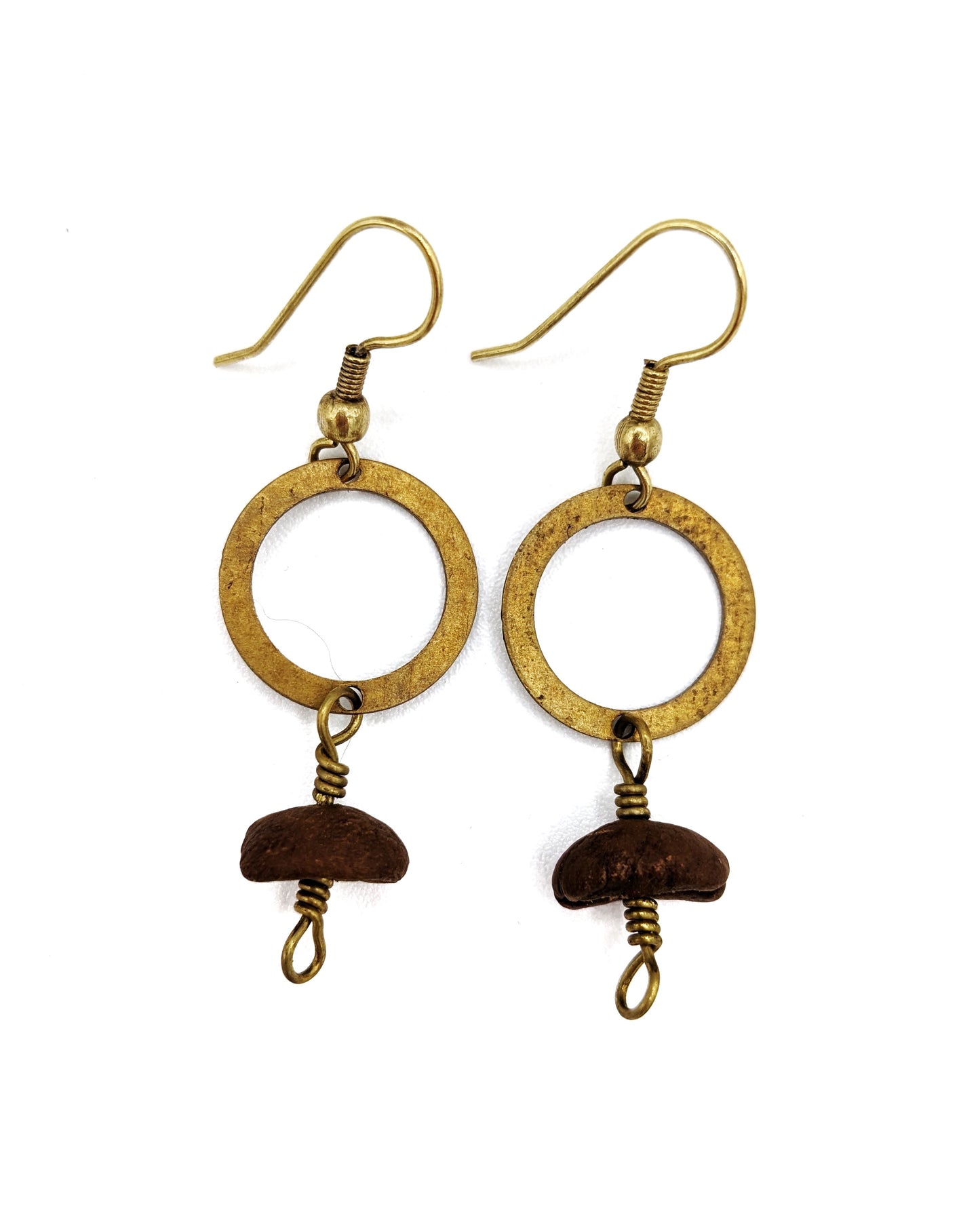 Coffee Bean Earrings