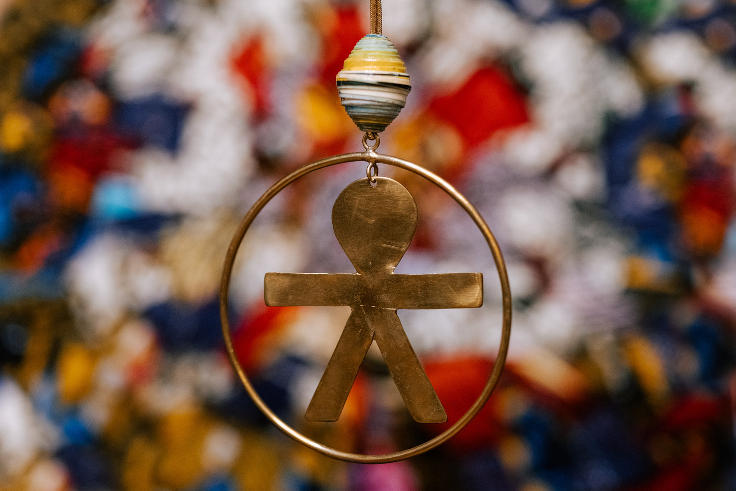 Encircled Brass Ornament - Proceeds Help Support Our School in Kenya