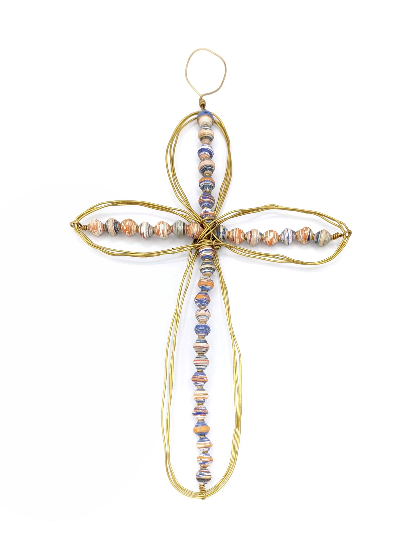 Beaded Wire Cross