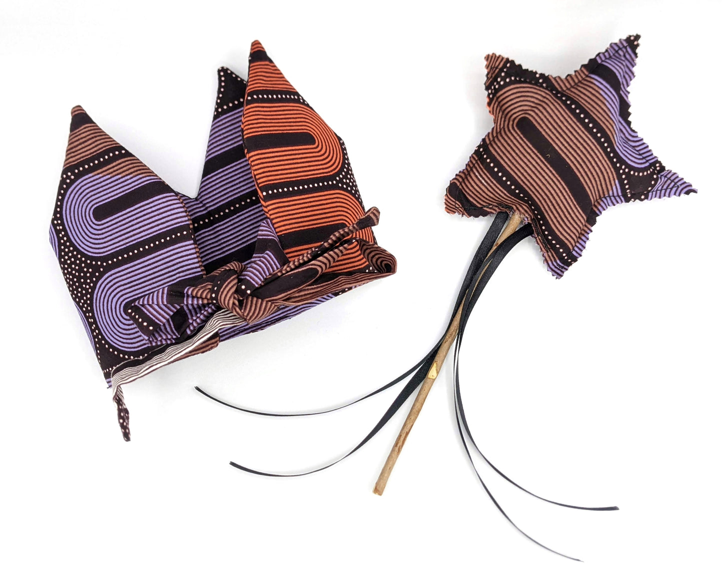 Fabric Crown and Wand Set