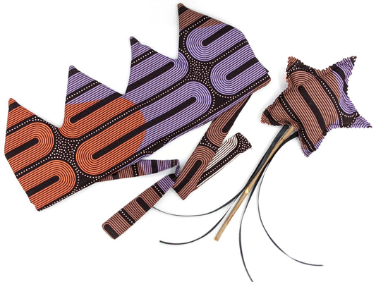 Fabric Crown and Wand Set