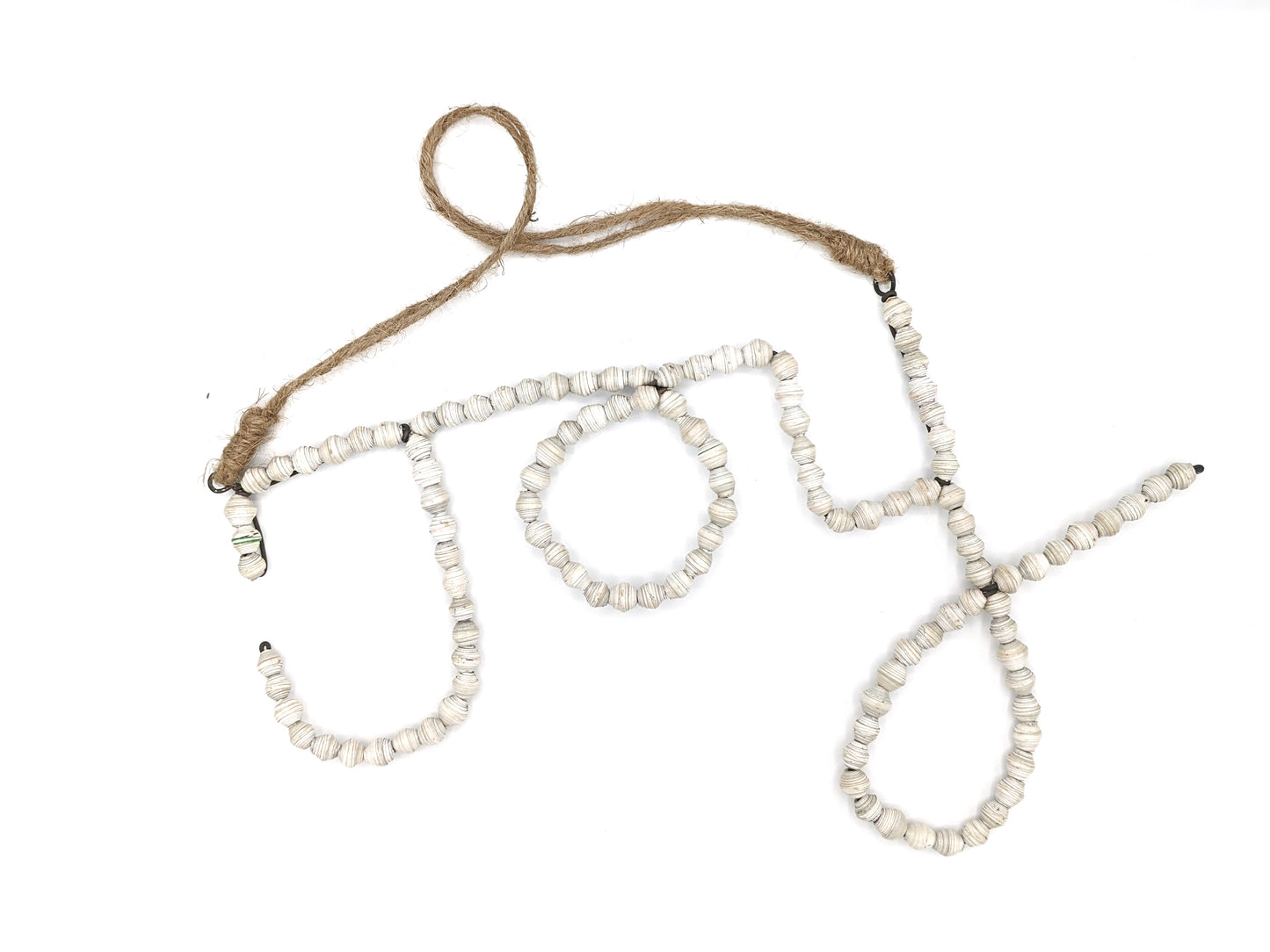 Joy Paper Bead Wall Hanging