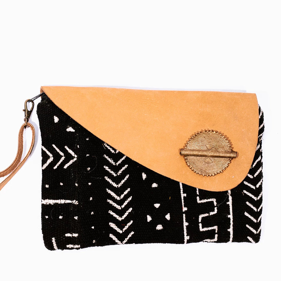 Mud Cloth Clutch