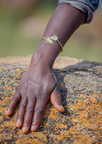 Arrow Brass Bracelet