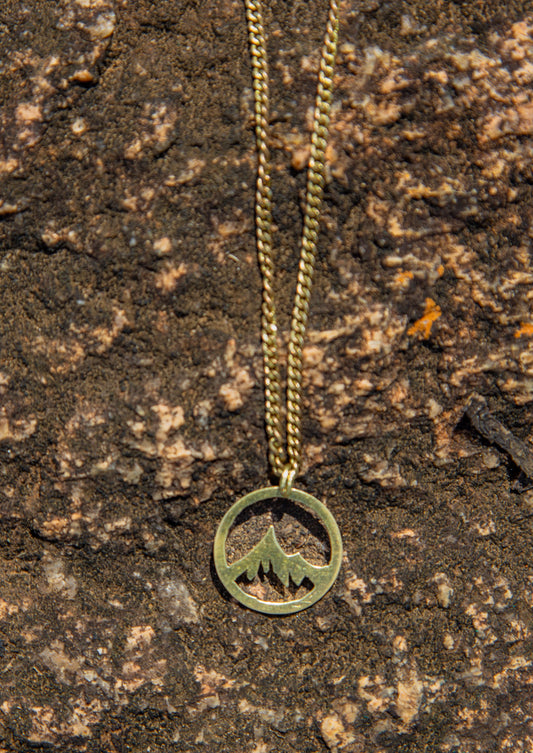 Mountain Pendant Necklace