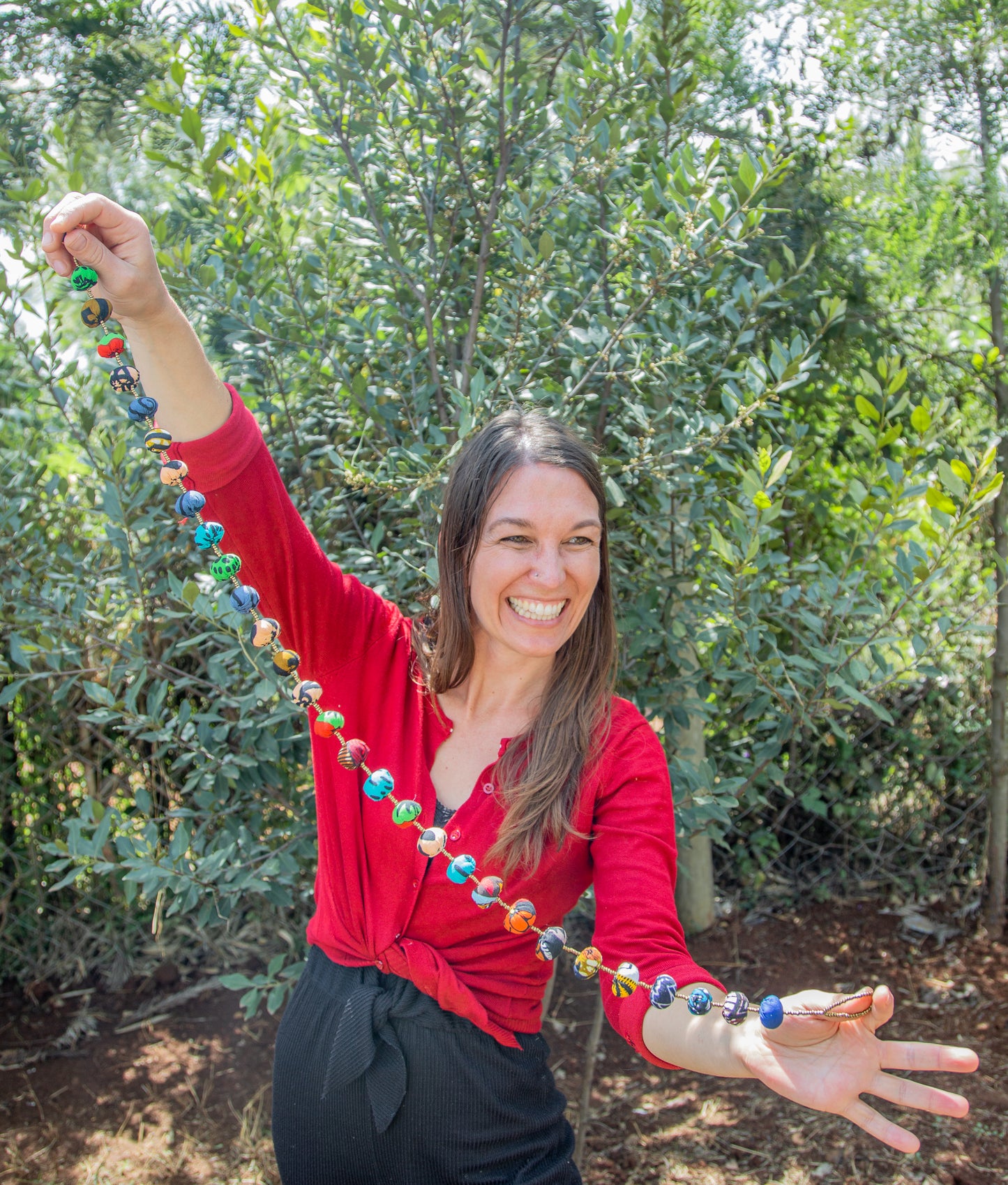 Fabric Ball Garland