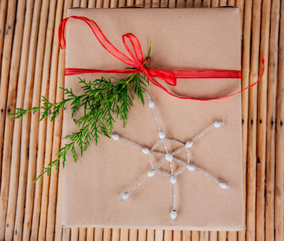 Beaded Snowflake Ornament