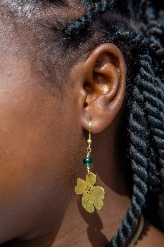 Sun Drop Petal Earrings