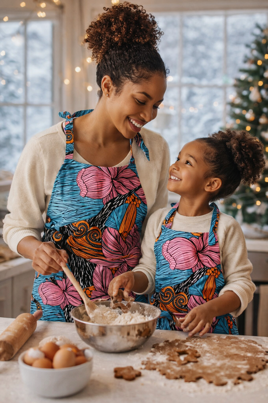 Adult and Child Apron Set