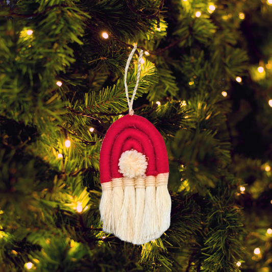 Santa Gnome Ornament