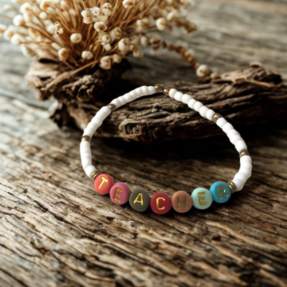 Teacher Bead Bracelet