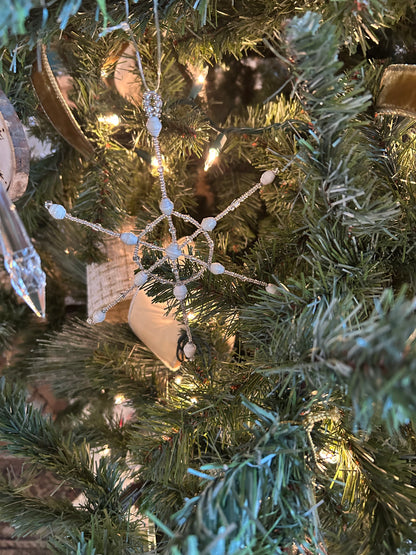 Beaded Snowflake Ornament