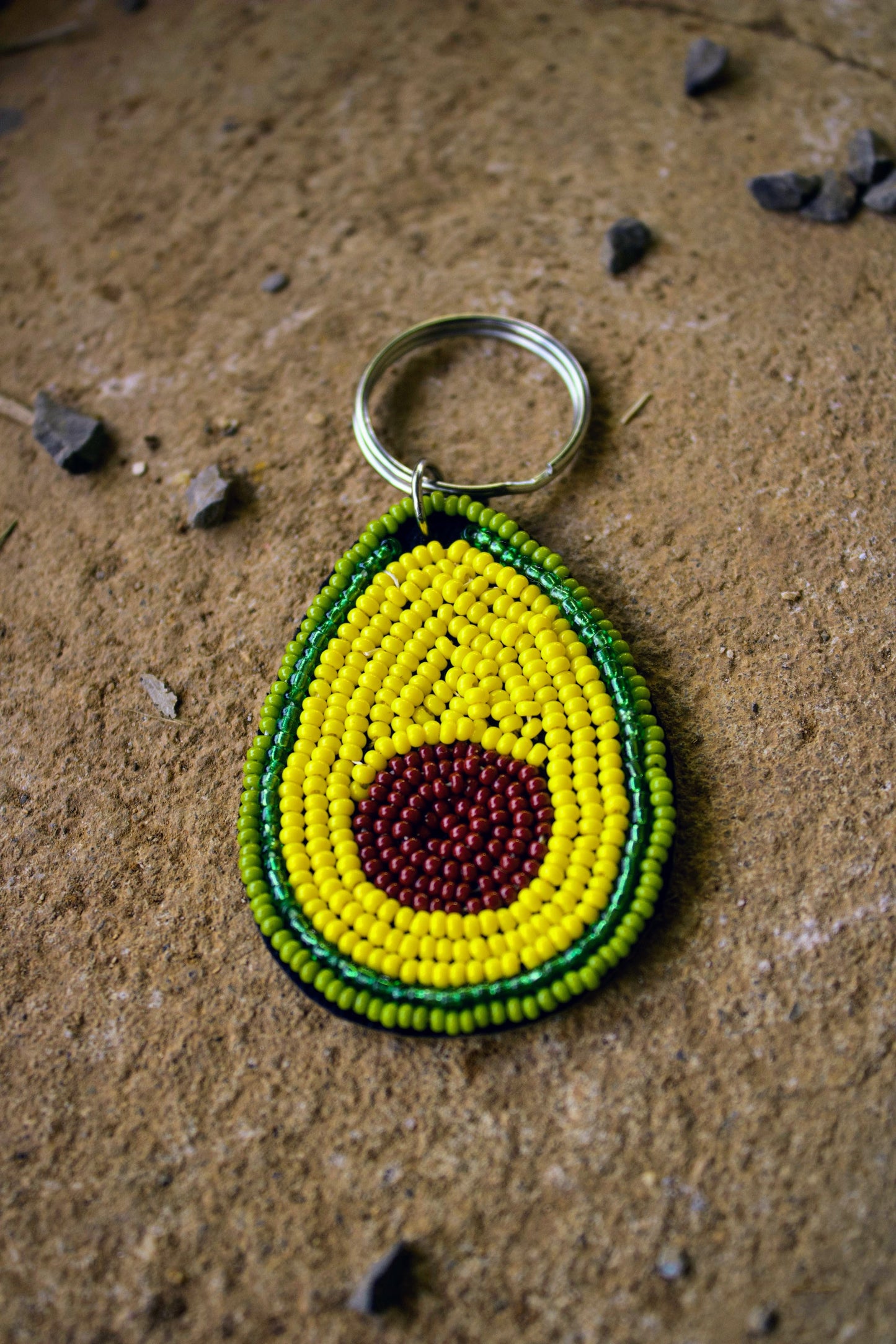 Fruity Beaded Keychain