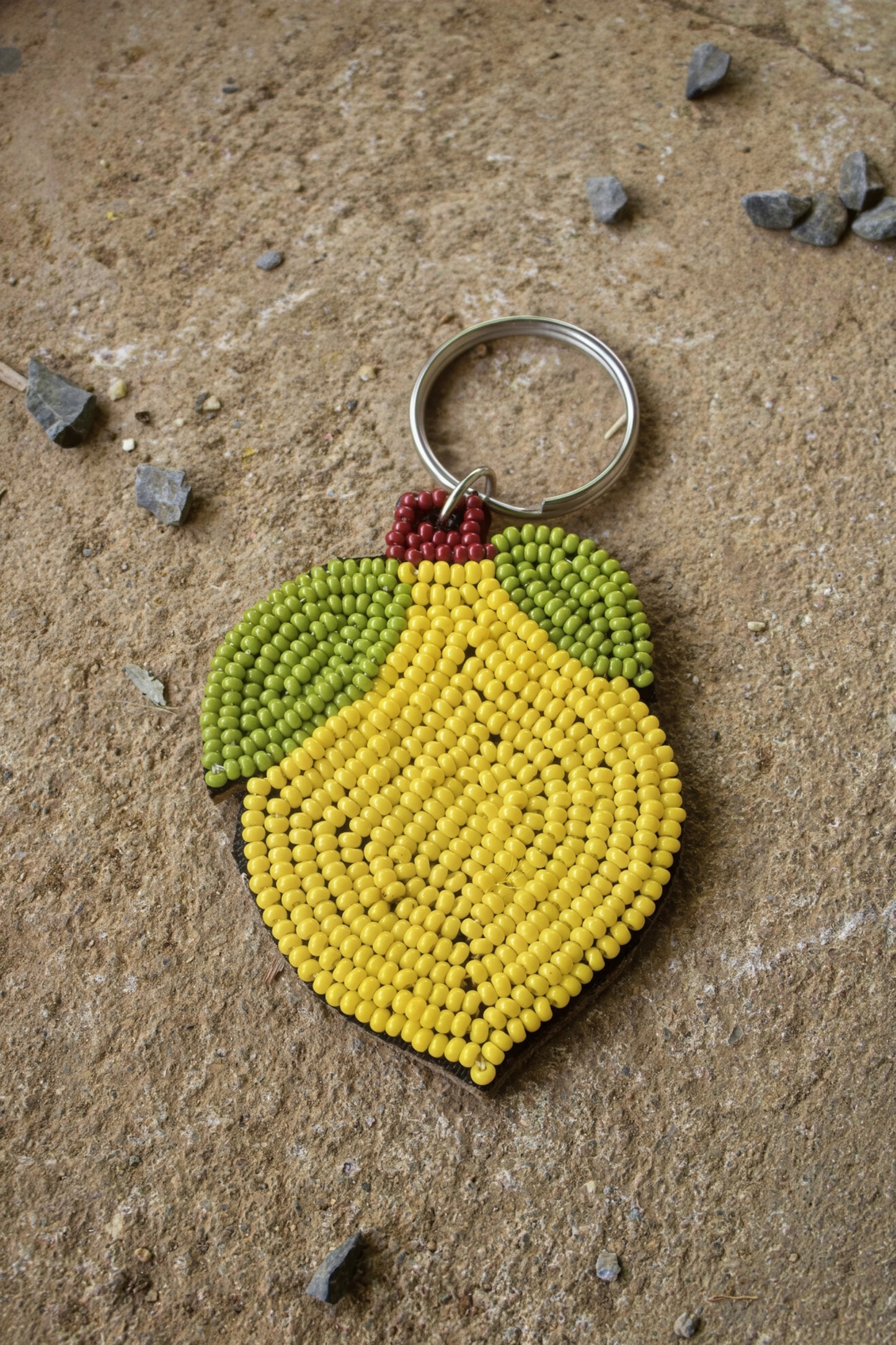 Fruity Beaded Keychain