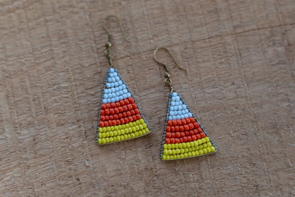 Candy Corn Earrings