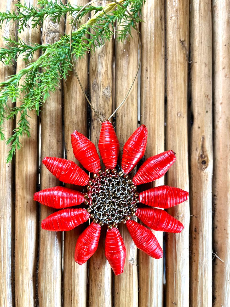 Paper Bead Flower Ornament