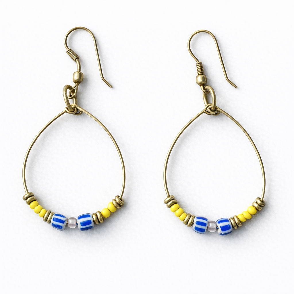 Pastel Beaded Earrings