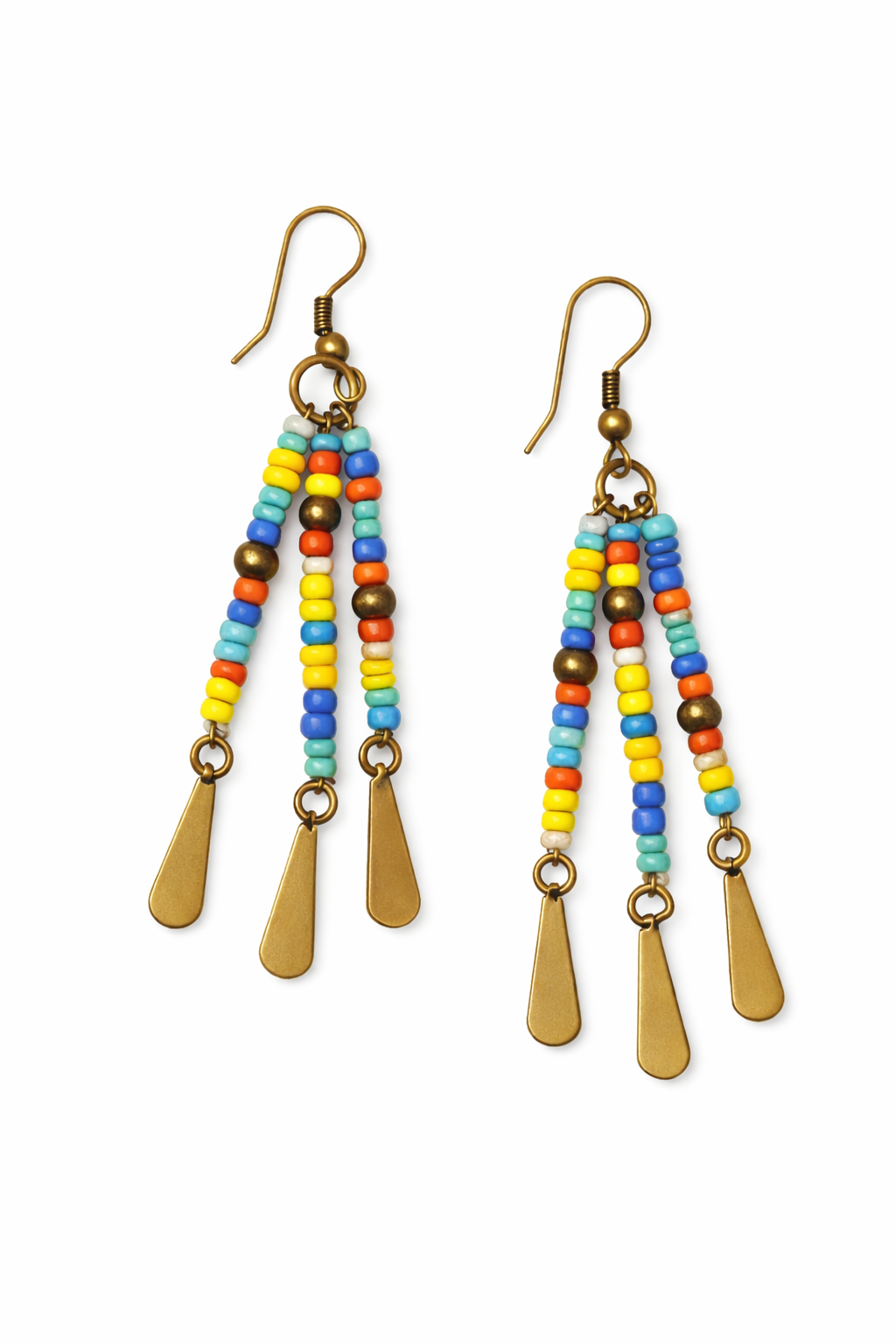 Rainbow Array Dangle Earrings