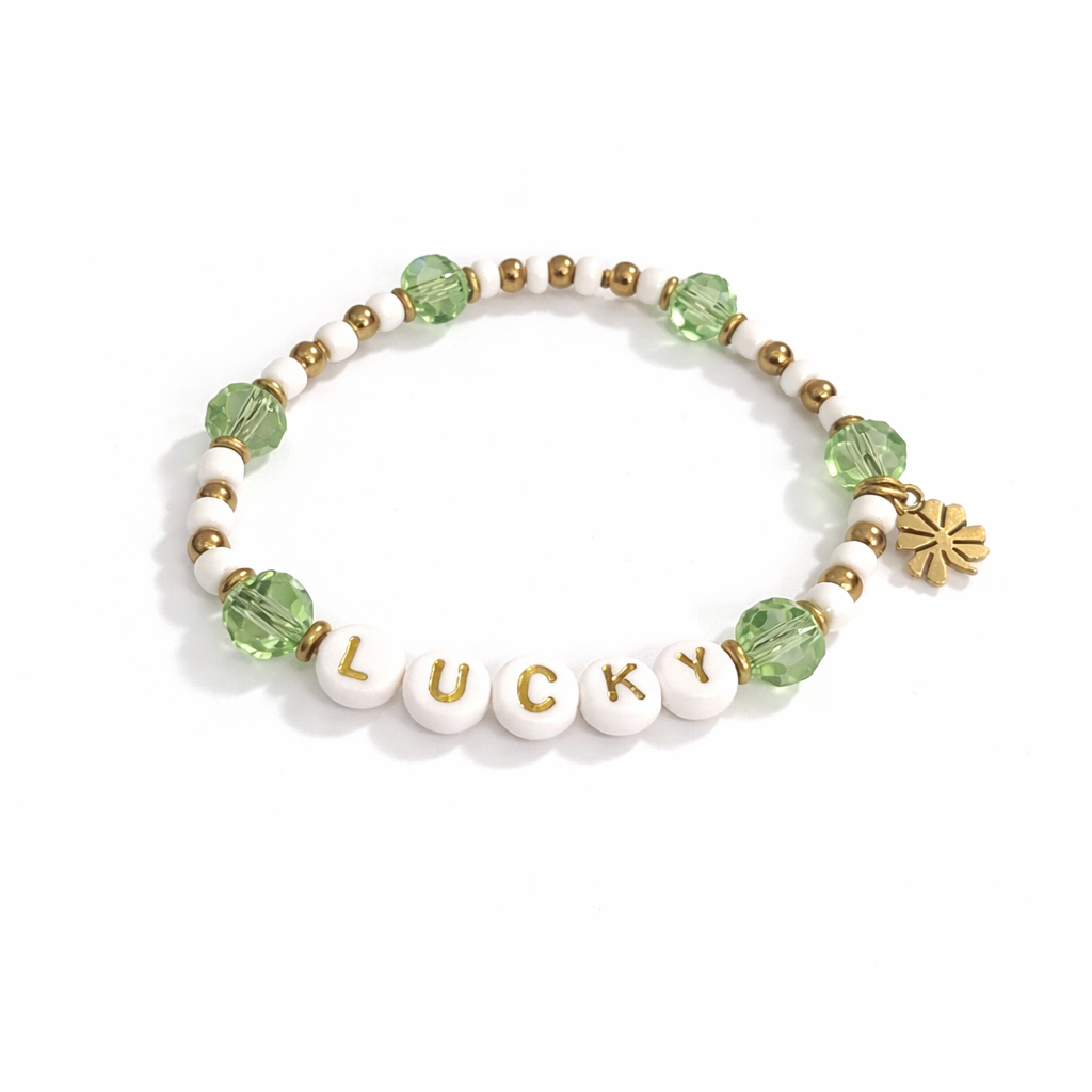 Lucky Shamrock Charm Bracelet