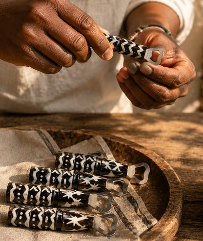 Batik Bone Bottle Opener