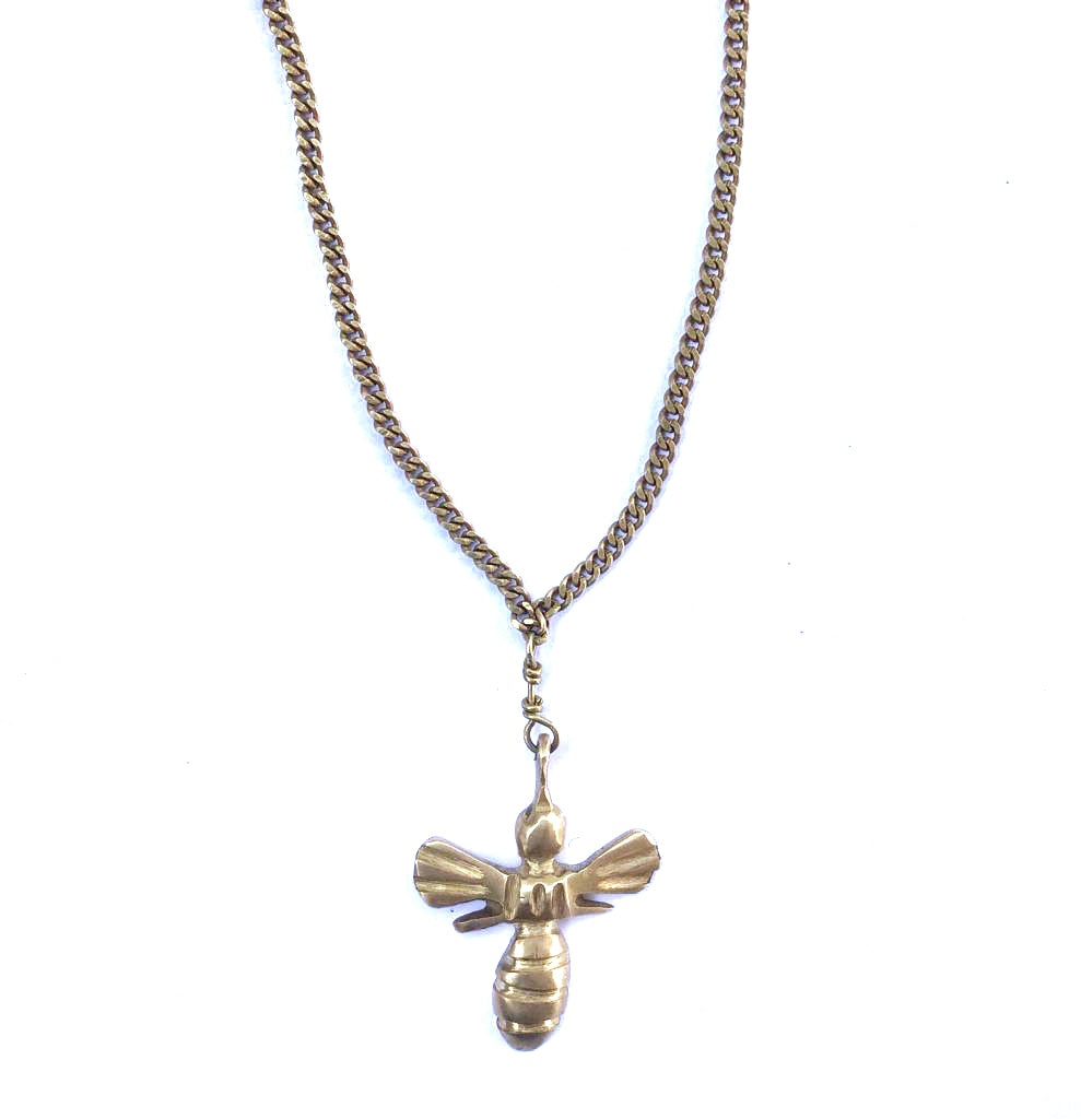Bee Pendant Necklace