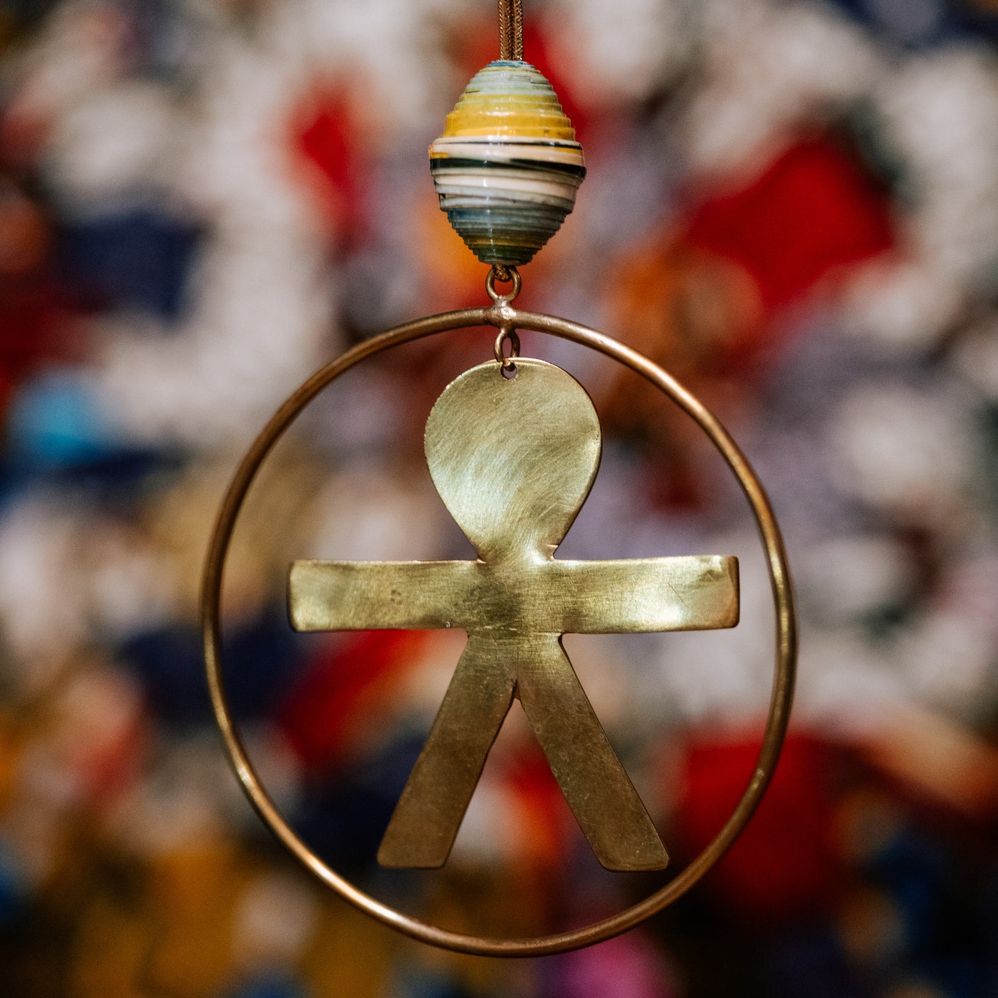 Encircled Brass Ornament - Proceeds Help Support Our School in Kenya