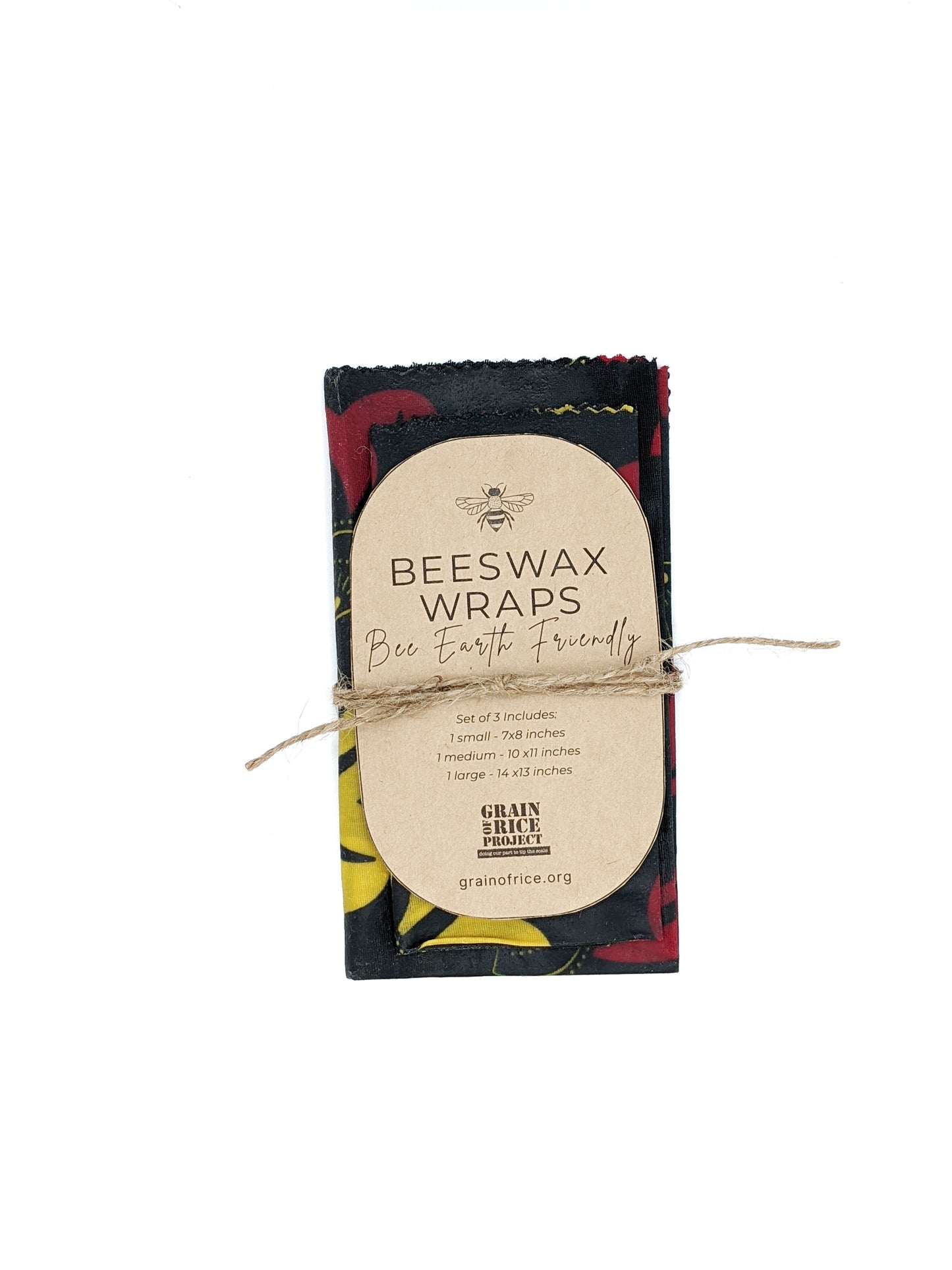 Beeswax Wraps - Set of 3