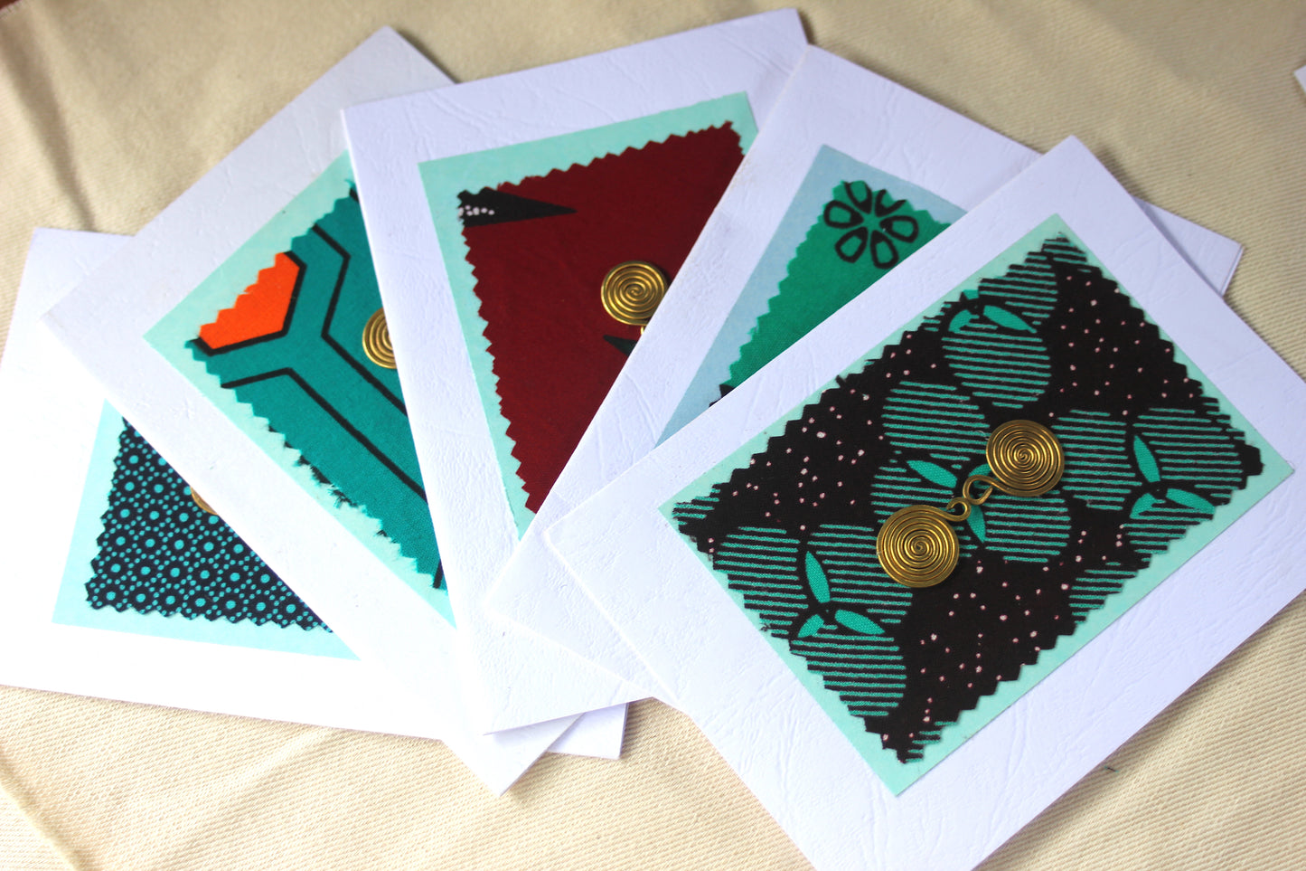 Kitenge Swirl Card Set of 5