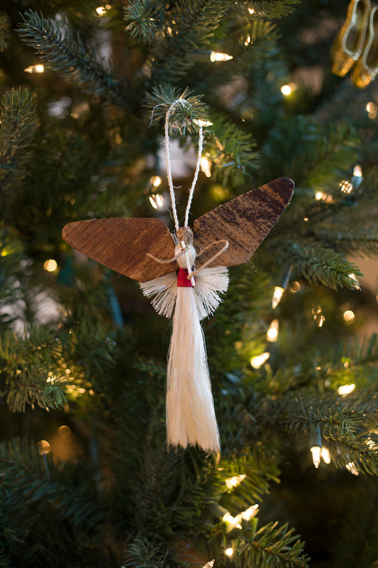 Sisal Angel Ornament